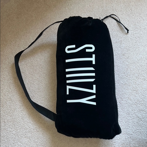 NWOT STIIIZY Official pillow zip around suede storage handle back pack bag - Picture 1 of 4
